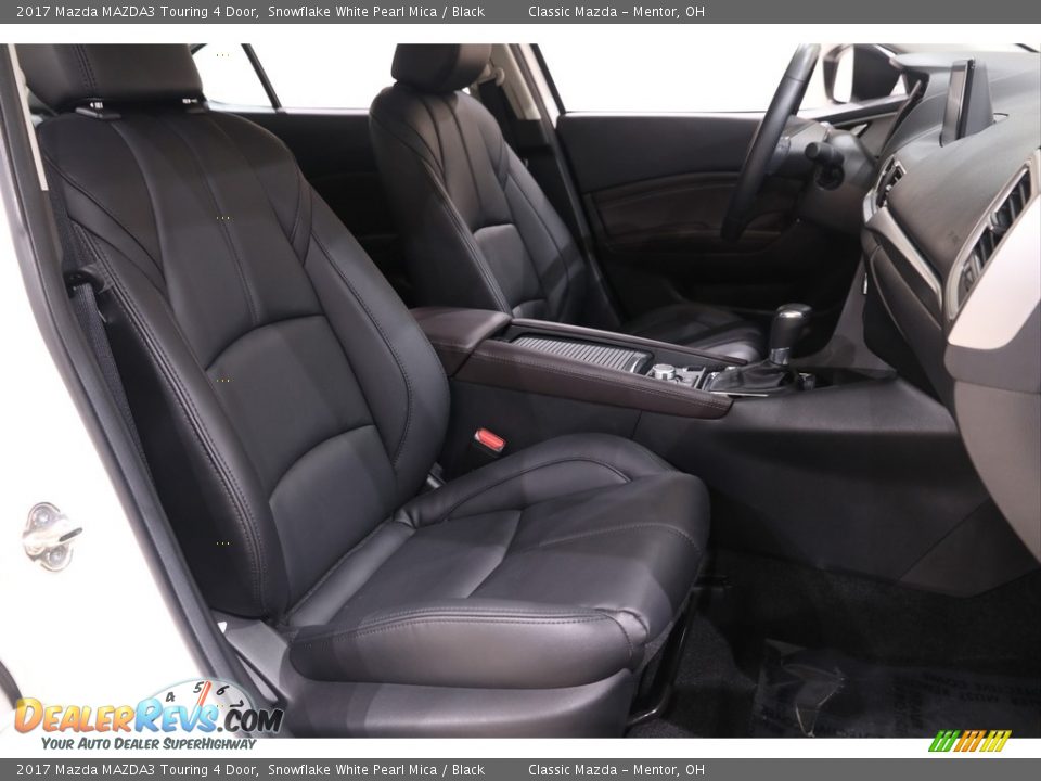 2017 Mazda MAZDA3 Touring 4 Door Snowflake White Pearl Mica / Black Photo #16