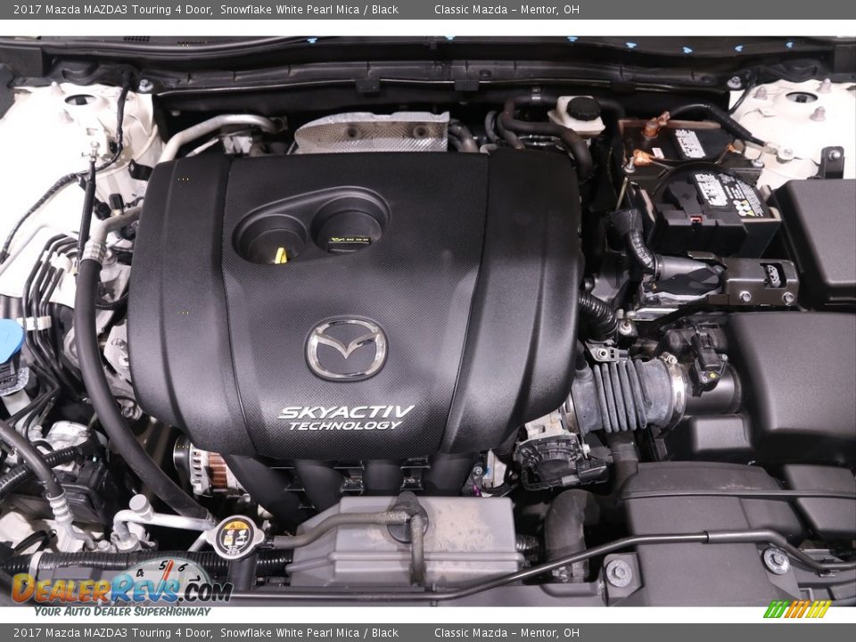 2017 Mazda MAZDA3 Touring 4 Door Snowflake White Pearl Mica / Black Photo #20