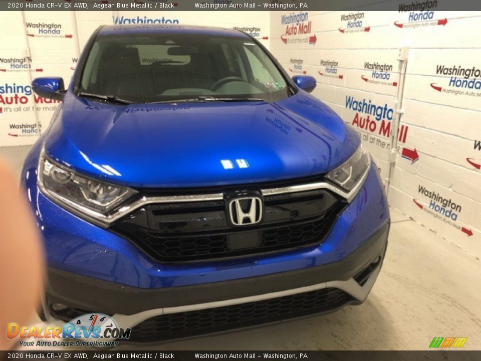 2020 Honda CR-V EX AWD Aegean Blue Metallic / Black Photo #2