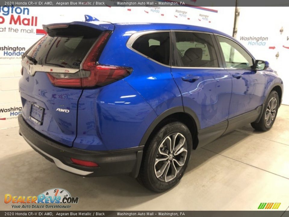 2020 Honda CR-V EX AWD Aegean Blue Metallic / Black Photo #4