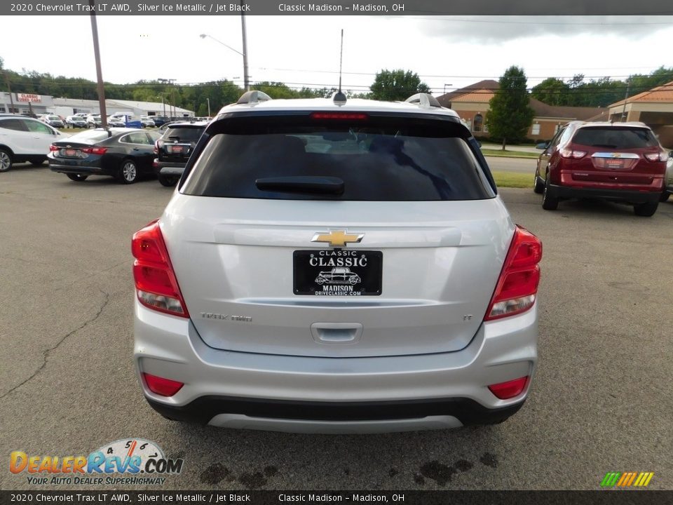 2020 Chevrolet Trax LT AWD Silver Ice Metallic / Jet Black Photo #8