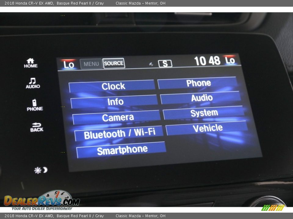 2018 Honda CR-V EX AWD Basque Red Pearl II / Gray Photo #18