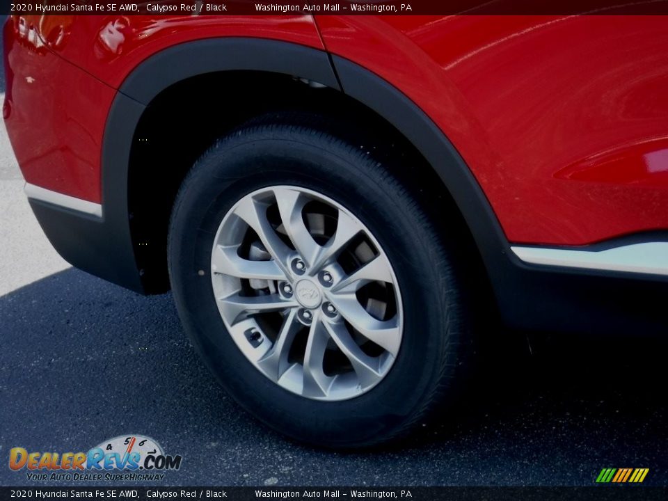 2020 Hyundai Santa Fe SE AWD Calypso Red / Black Photo #3