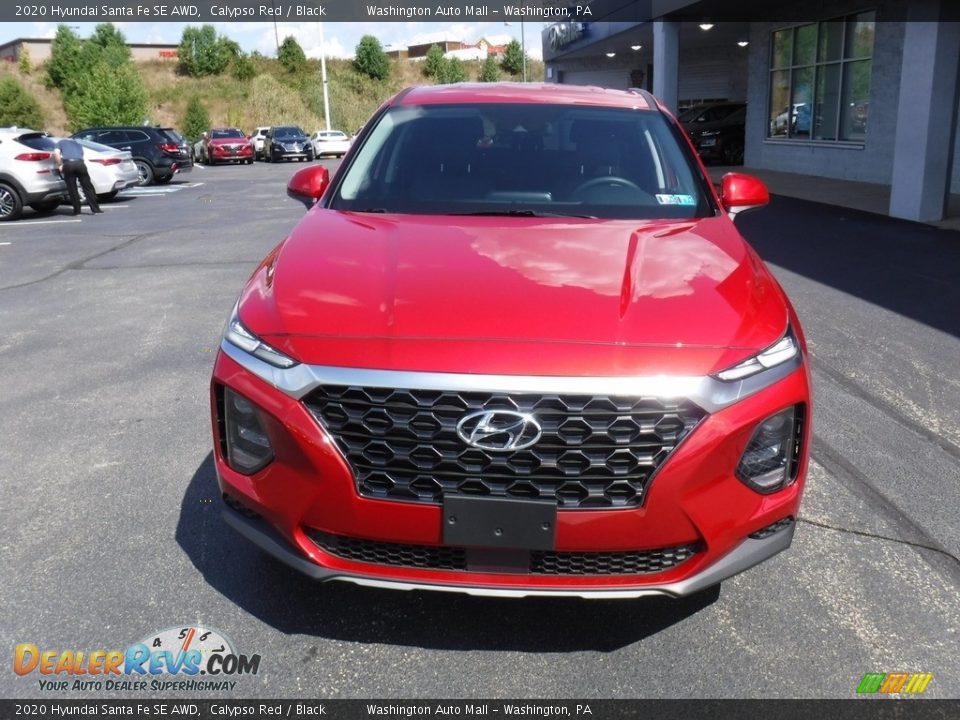 2020 Hyundai Santa Fe SE AWD Calypso Red / Black Photo #4