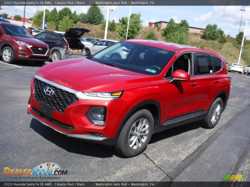 2020 Hyundai Santa Fe SE AWD Calypso Red / Black Photo #5
