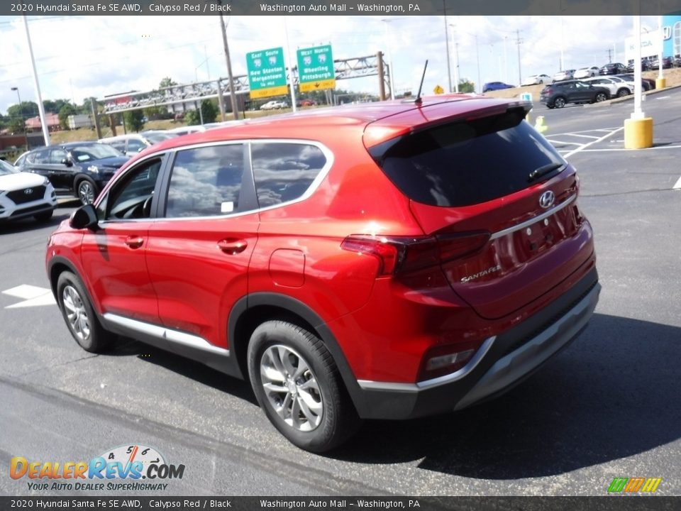 2020 Hyundai Santa Fe SE AWD Calypso Red / Black Photo #7