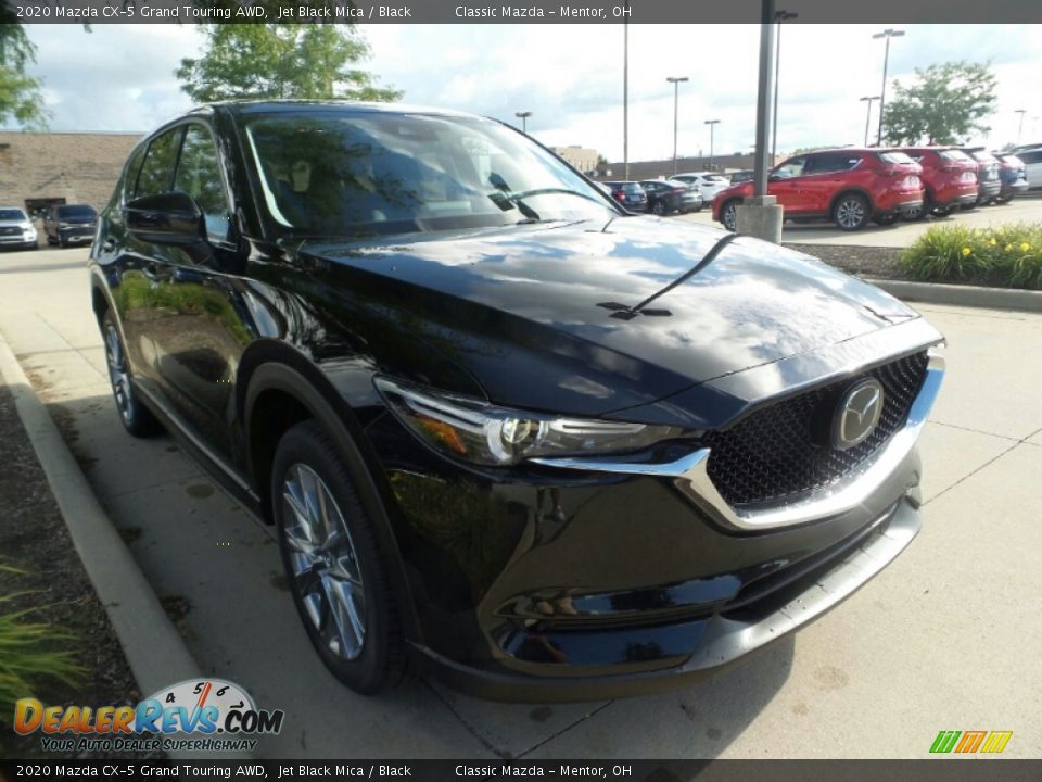 2020 Mazda CX-5 Grand Touring AWD Jet Black Mica / Black Photo #1