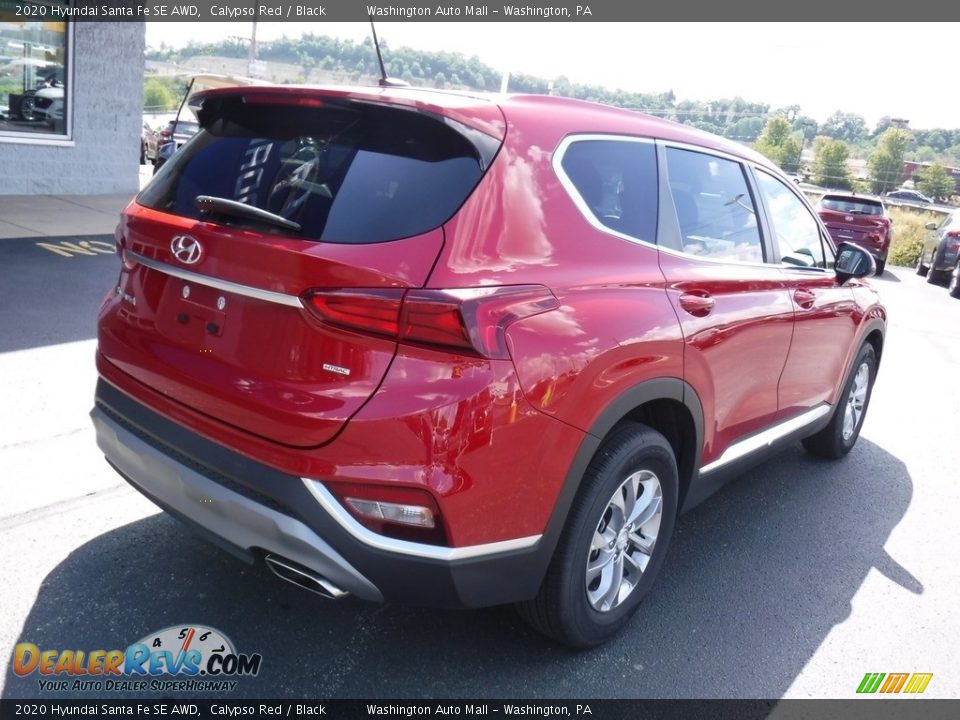 2020 Hyundai Santa Fe SE AWD Calypso Red / Black Photo #9