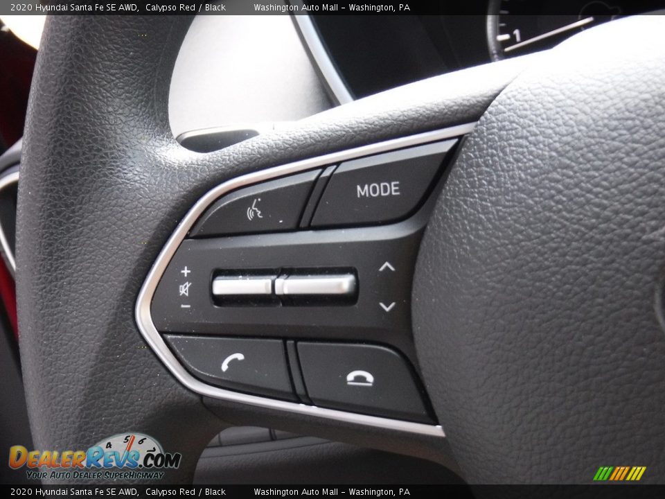 2020 Hyundai Santa Fe SE AWD Calypso Red / Black Photo #17