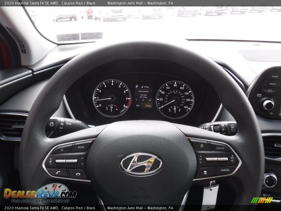 2020 Hyundai Santa Fe SE AWD Calypso Red / Black Photo #20