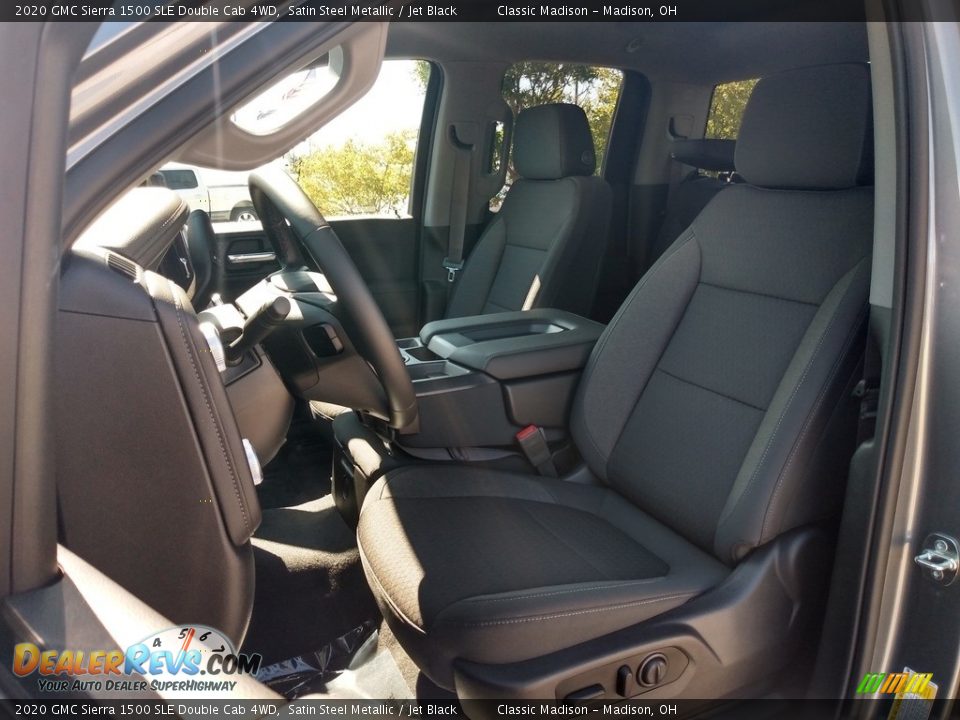 2020 GMC Sierra 1500 SLE Double Cab 4WD Satin Steel Metallic / Jet Black Photo #2