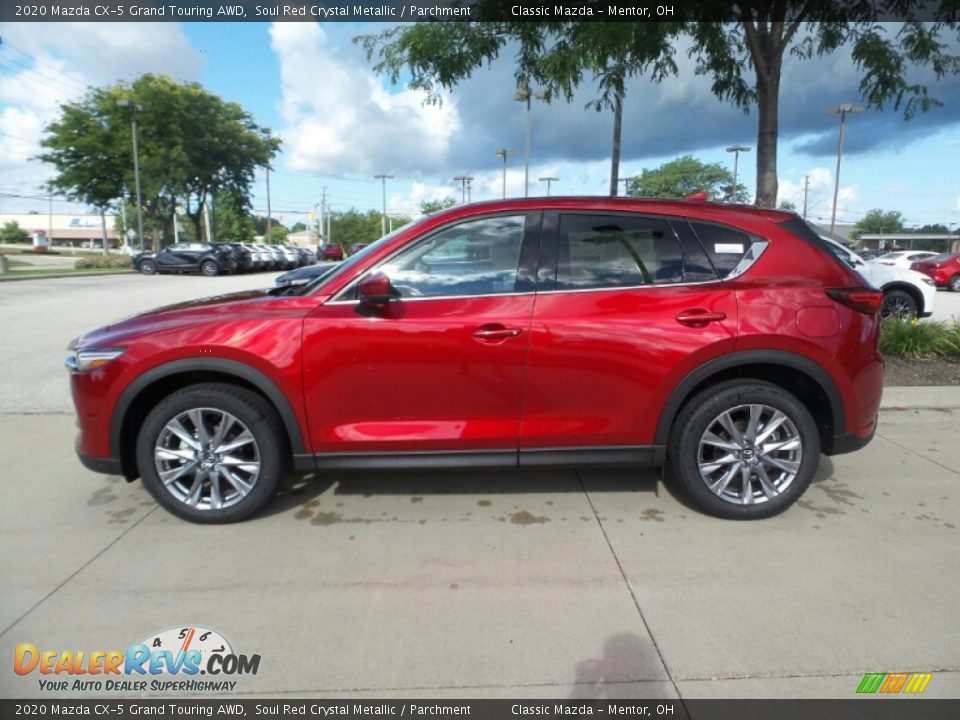 2020 Mazda CX-5 Grand Touring AWD Soul Red Crystal Metallic / Parchment Photo #4