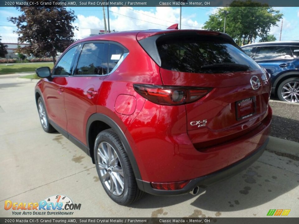 2020 Mazda CX-5 Grand Touring AWD Soul Red Crystal Metallic / Parchment Photo #5