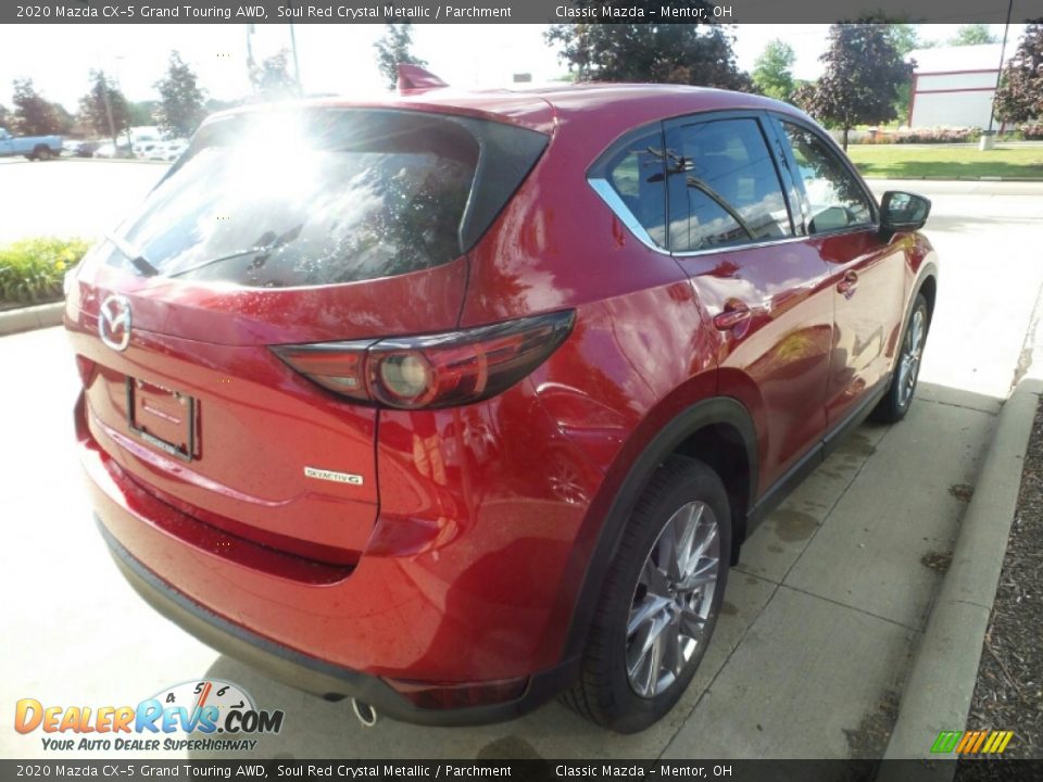 2020 Mazda CX-5 Grand Touring AWD Soul Red Crystal Metallic / Parchment Photo #7