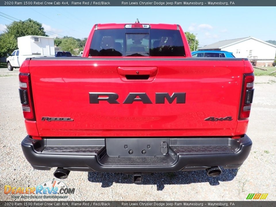 2020 Ram 1500 Rebel Crew Cab 4x4 Flame Red / Red/Black Photo #4