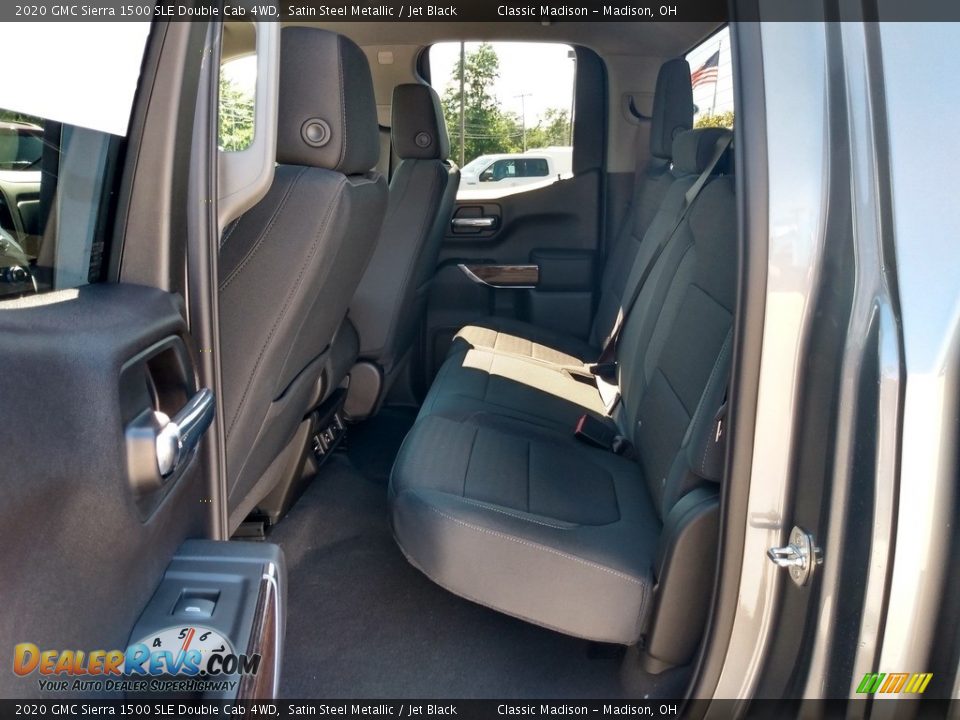 2020 GMC Sierra 1500 SLE Double Cab 4WD Satin Steel Metallic / Jet Black Photo #21