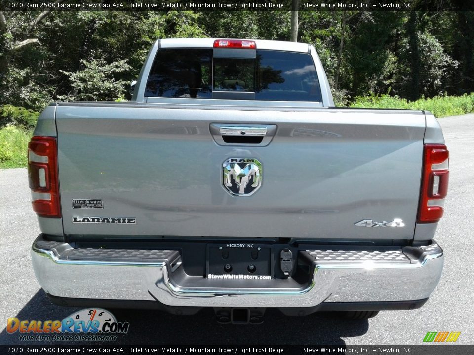 2020 Ram 2500 Laramie Crew Cab 4x4 Billet Silver Metallic / Mountain Brown/Light Frost Beige Photo #7