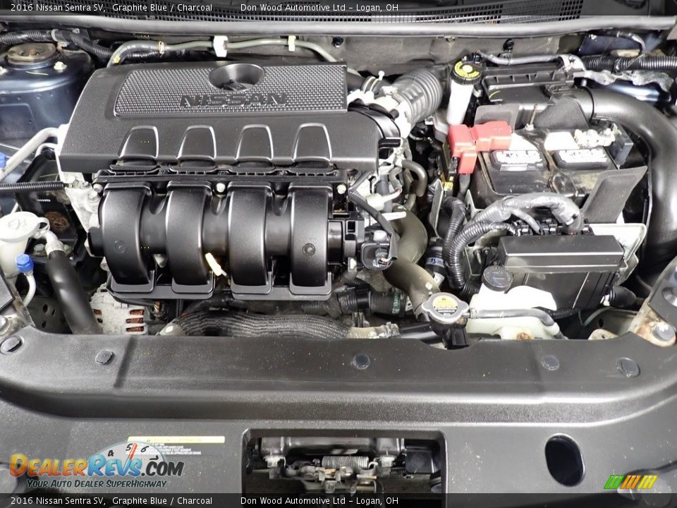 2016 Nissan Sentra SV 1.8 Liter DOHC 16-Valve CVTCS 4 Cylinder Engine Photo #6
