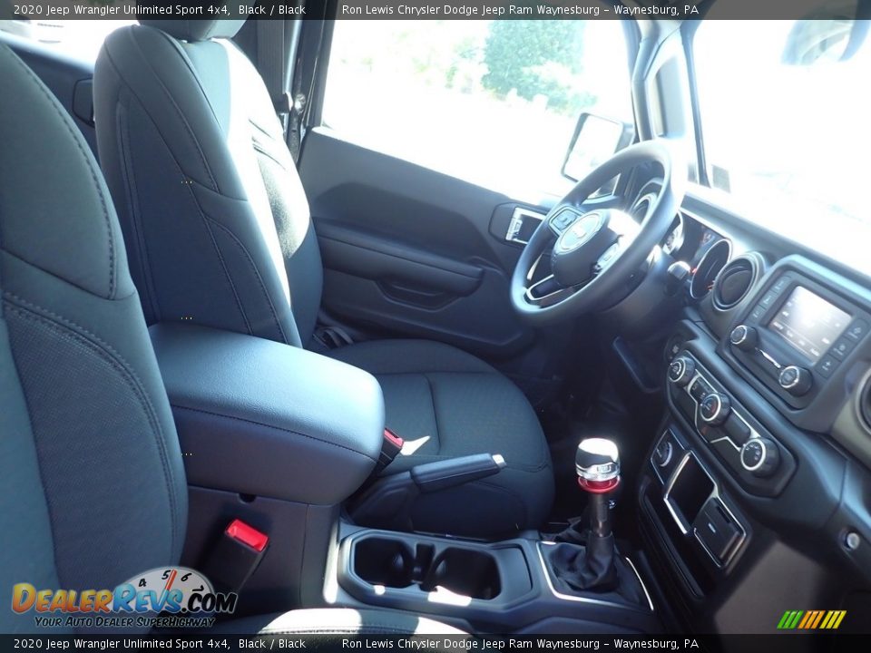 2020 Jeep Wrangler Unlimited Sport 4x4 Black / Black Photo #9