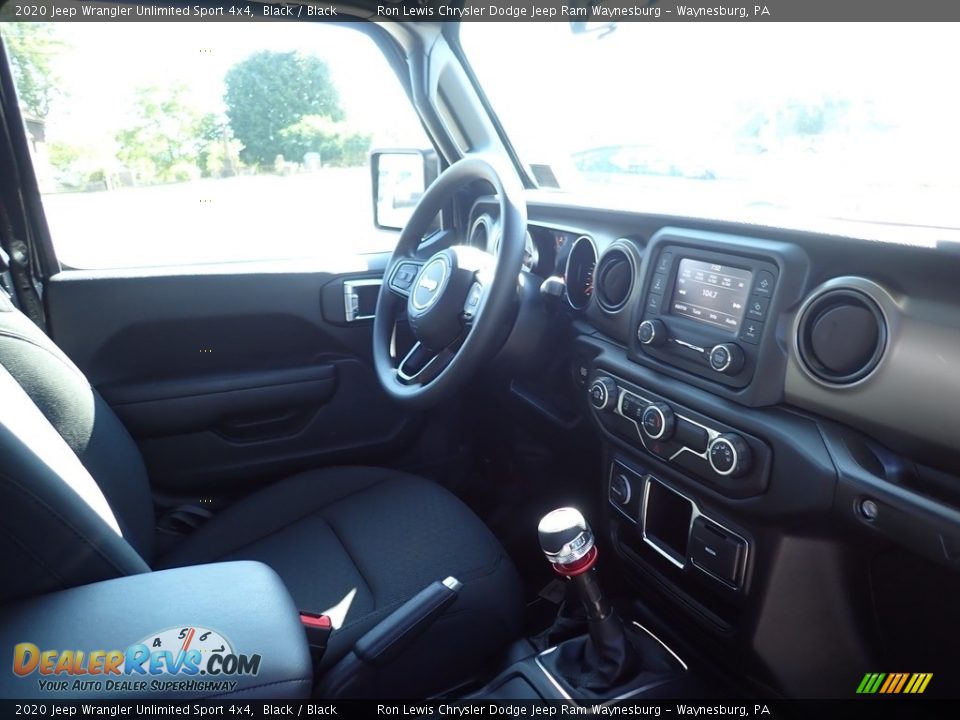 2020 Jeep Wrangler Unlimited Sport 4x4 Black / Black Photo #10