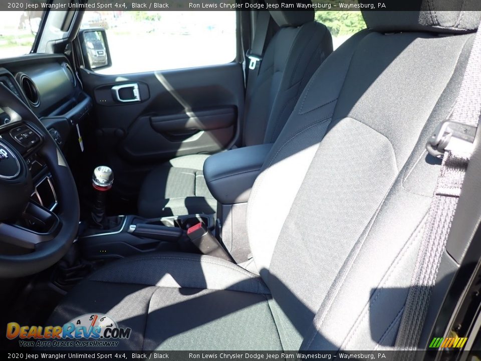 2020 Jeep Wrangler Unlimited Sport 4x4 Black / Black Photo #13