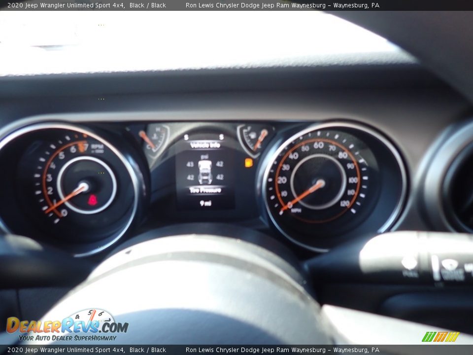 2020 Jeep Wrangler Unlimited Sport 4x4 Black / Black Photo #19