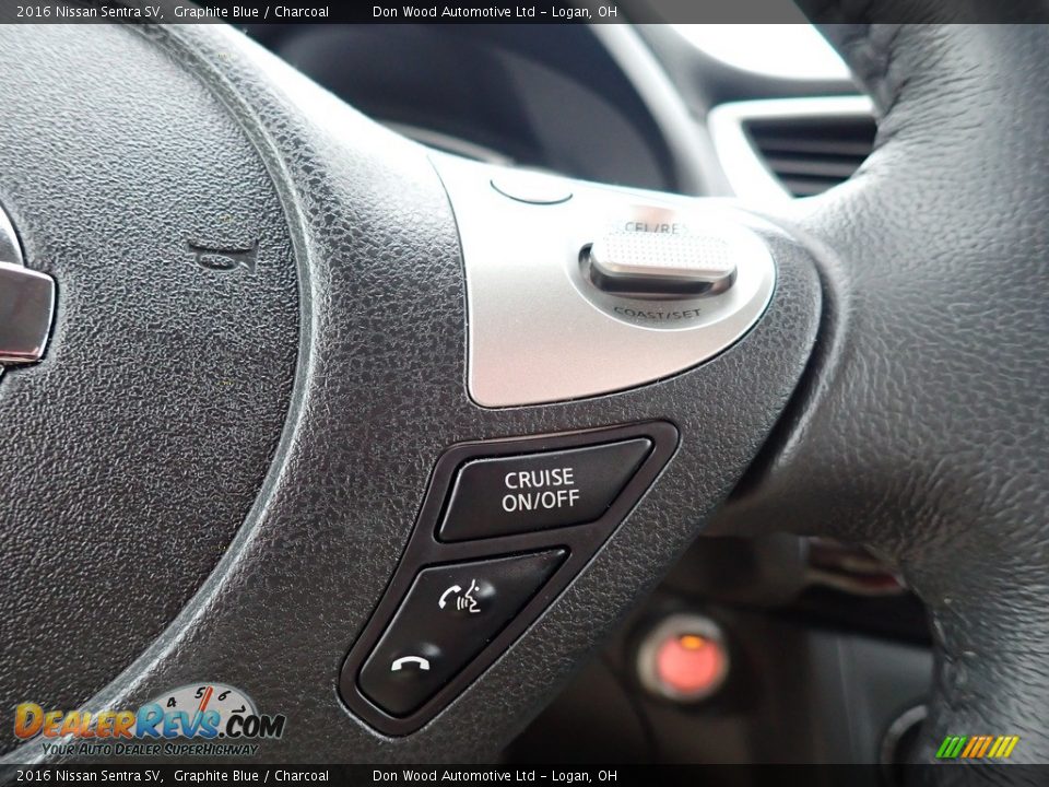 2016 Nissan Sentra SV Graphite Blue / Charcoal Photo #23