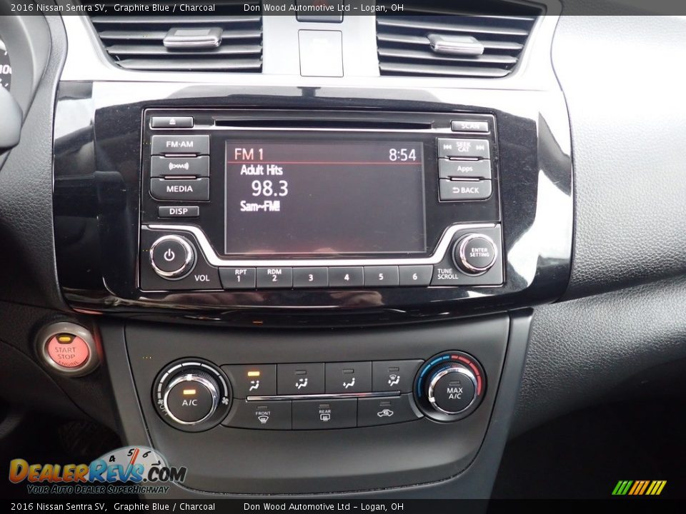 2016 Nissan Sentra SV Graphite Blue / Charcoal Photo #25