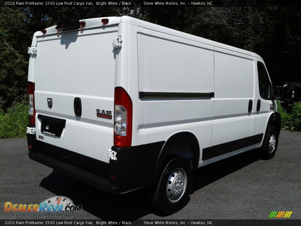 2020 Ram ProMaster 1500 Low Roof Cargo Van Bright White / Black Photo #6