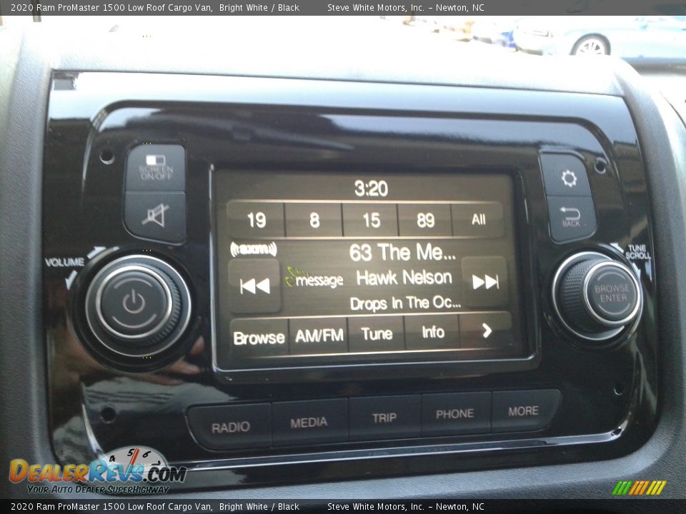 2020 Ram ProMaster 1500 Low Roof Cargo Van Bright White / Black Photo #20