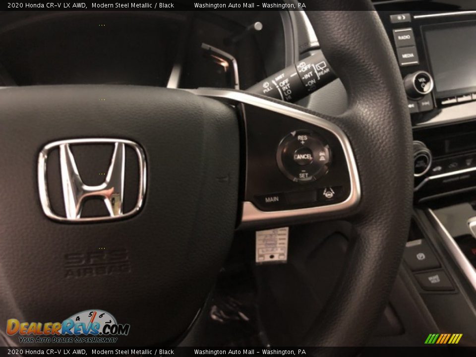 2020 Honda CR-V LX AWD Modern Steel Metallic / Black Photo #8