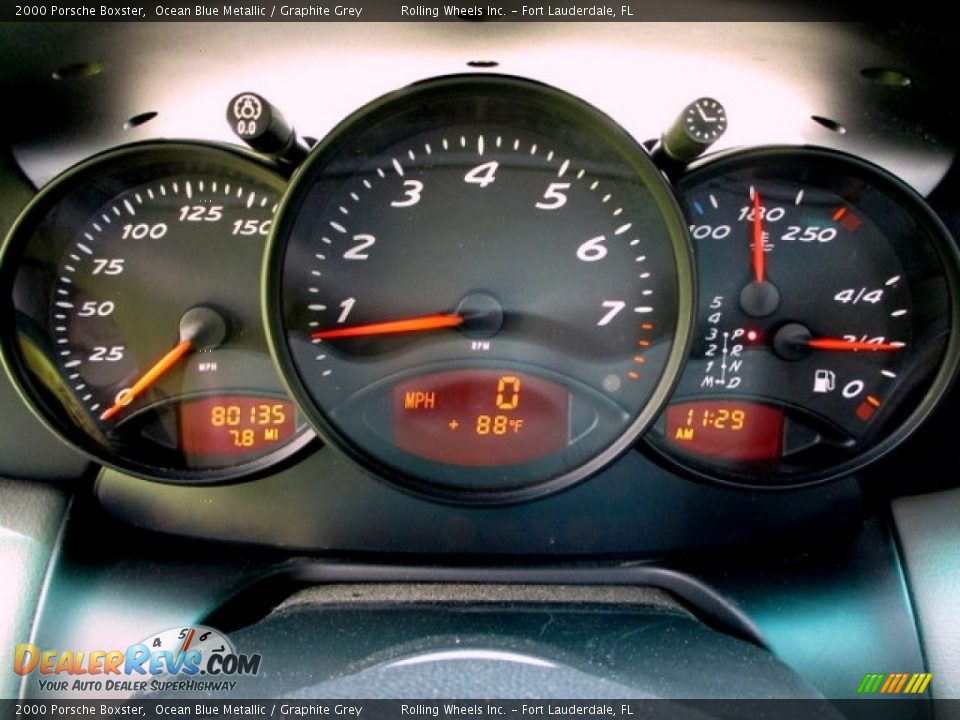 2000 Porsche Boxster  Gauges Photo #4