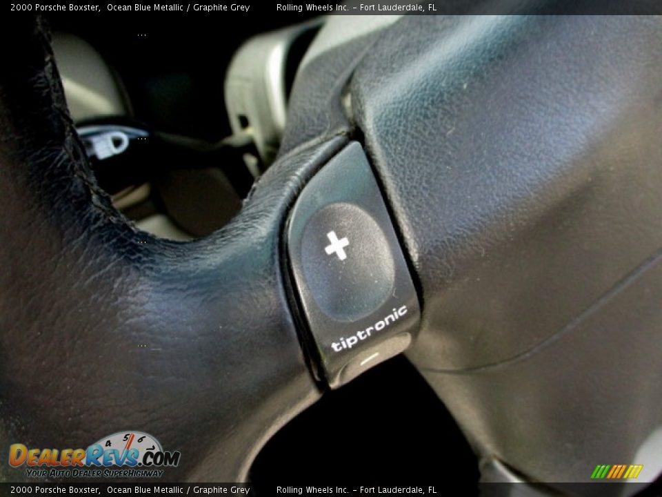 2000 Porsche Boxster Ocean Blue Metallic / Graphite Grey Photo #12