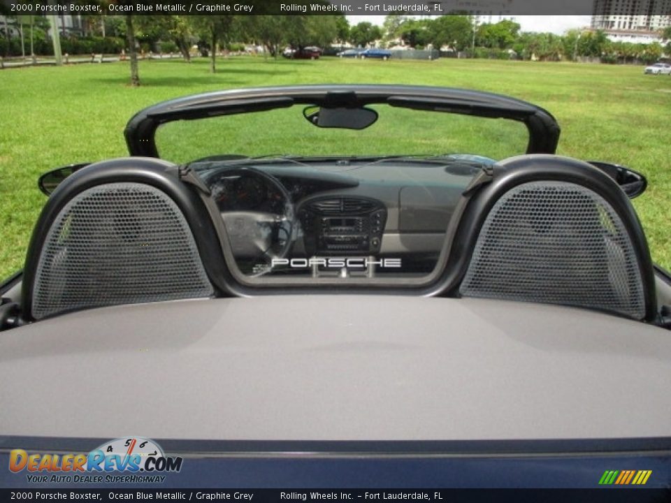 2000 Porsche Boxster Ocean Blue Metallic / Graphite Grey Photo #18