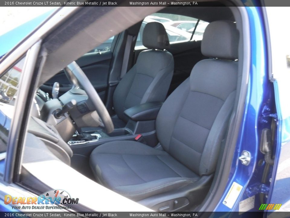 2016 Chevrolet Cruze LT Sedan Kinetic Blue Metallic / Jet Black Photo #21