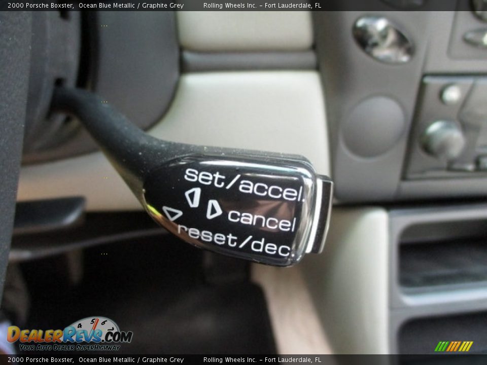 2000 Porsche Boxster Ocean Blue Metallic / Graphite Grey Photo #27