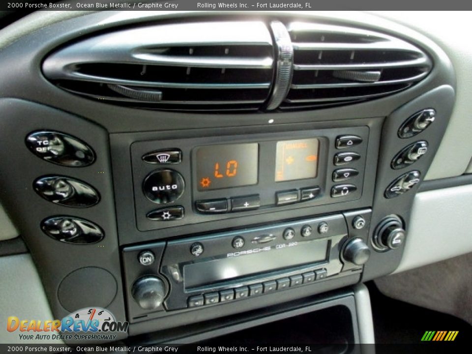 2000 Porsche Boxster Ocean Blue Metallic / Graphite Grey Photo #32