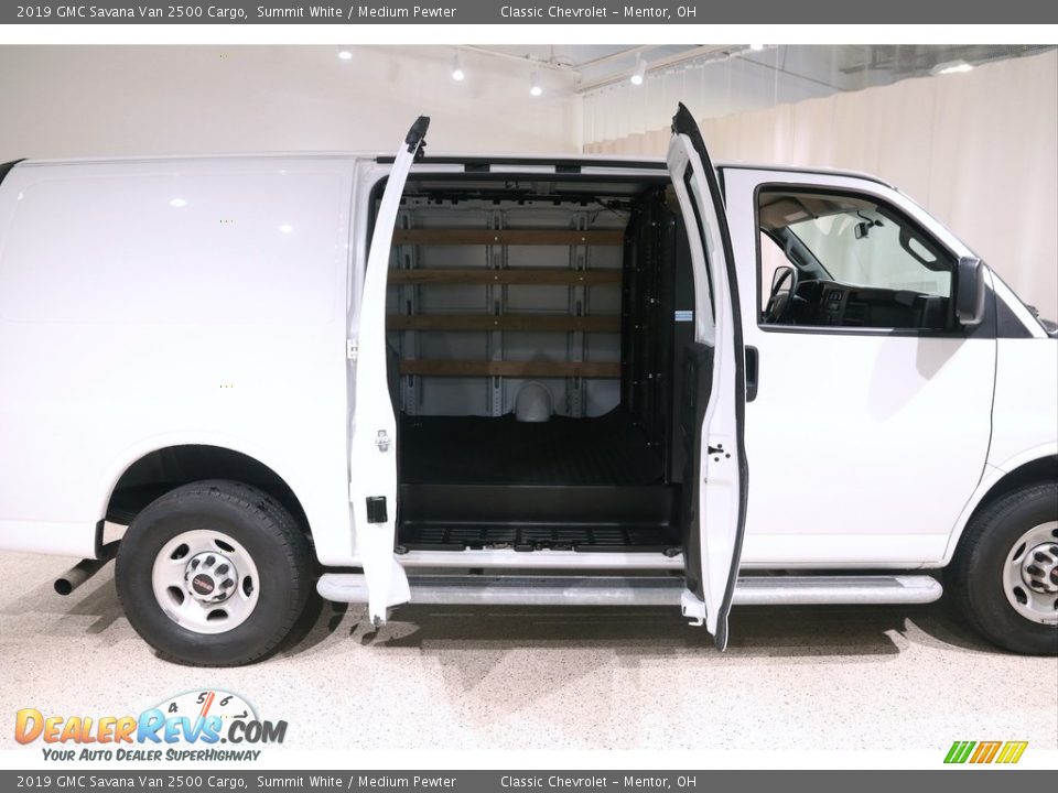 2019 GMC Savana Van 2500 Cargo Summit White / Medium Pewter Photo #14