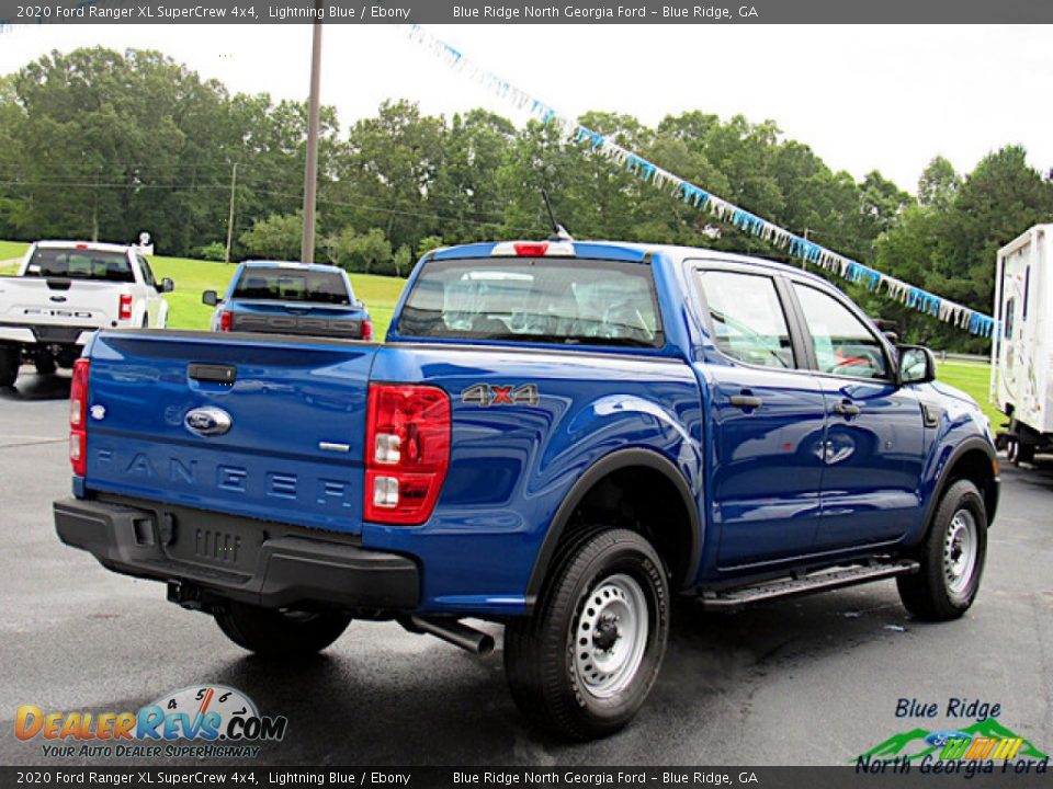 2020 Ford Ranger XL SuperCrew 4x4 Lightning Blue / Ebony Photo #5