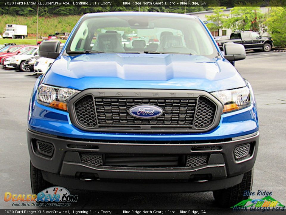 2020 Ford Ranger XL SuperCrew 4x4 Lightning Blue / Ebony Photo #8