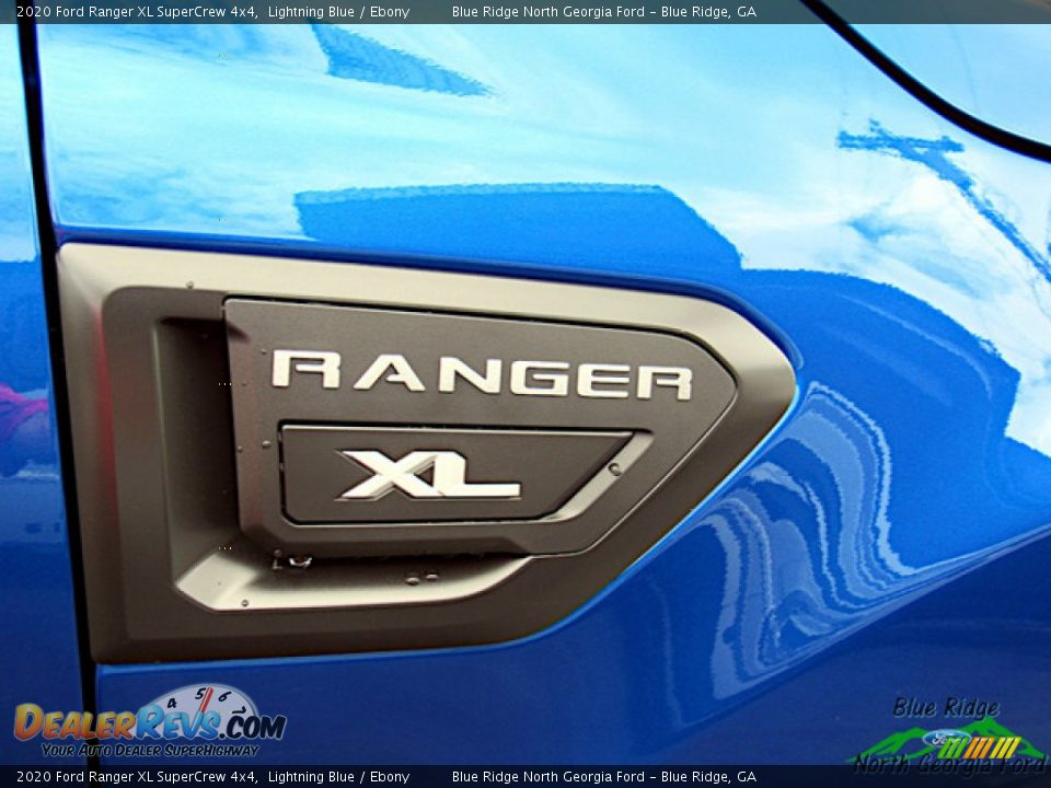 2020 Ford Ranger XL SuperCrew 4x4 Lightning Blue / Ebony Photo #24