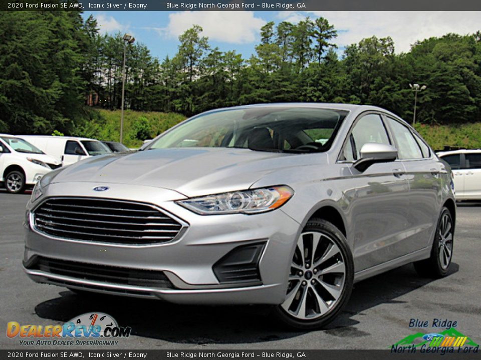 2020 Ford Fusion SE AWD Iconic Silver / Ebony Photo #1