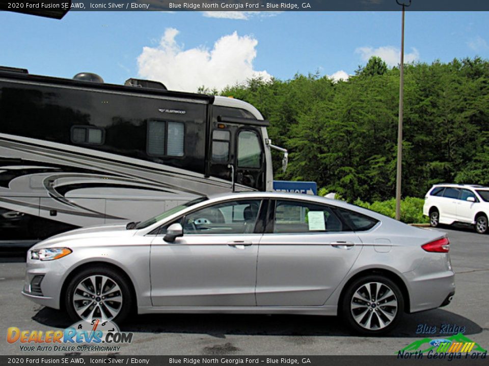 2020 Ford Fusion SE AWD Iconic Silver / Ebony Photo #2