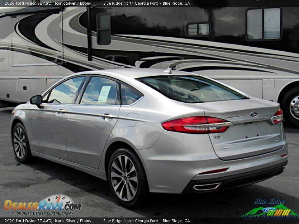 2020 Ford Fusion SE AWD Iconic Silver / Ebony Photo #3