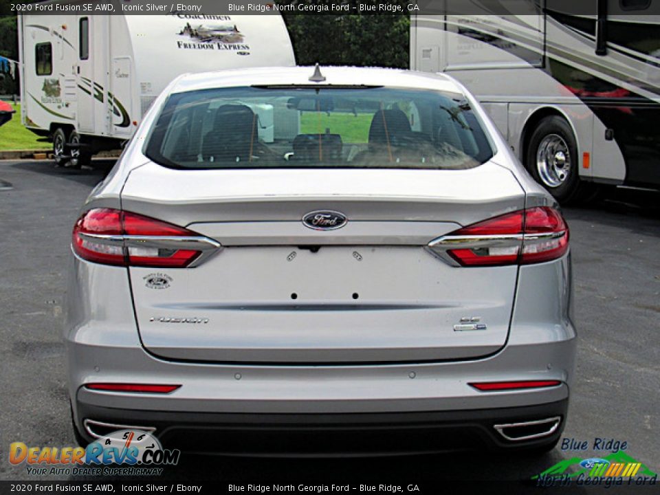 2020 Ford Fusion SE AWD Iconic Silver / Ebony Photo #4