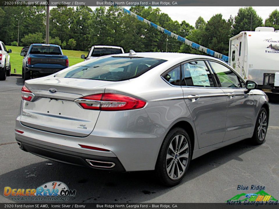 2020 Ford Fusion SE AWD Iconic Silver / Ebony Photo #5