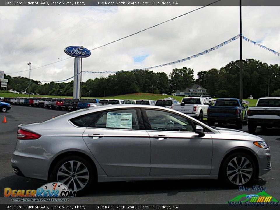 2020 Ford Fusion SE AWD Iconic Silver / Ebony Photo #6