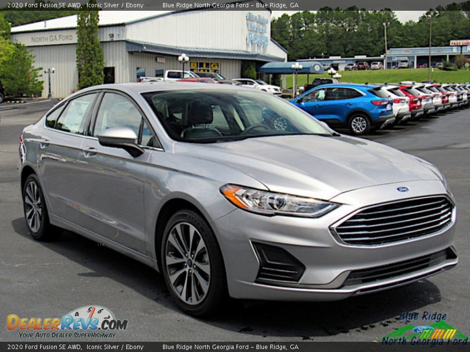 2020 Ford Fusion SE AWD Iconic Silver / Ebony Photo #7