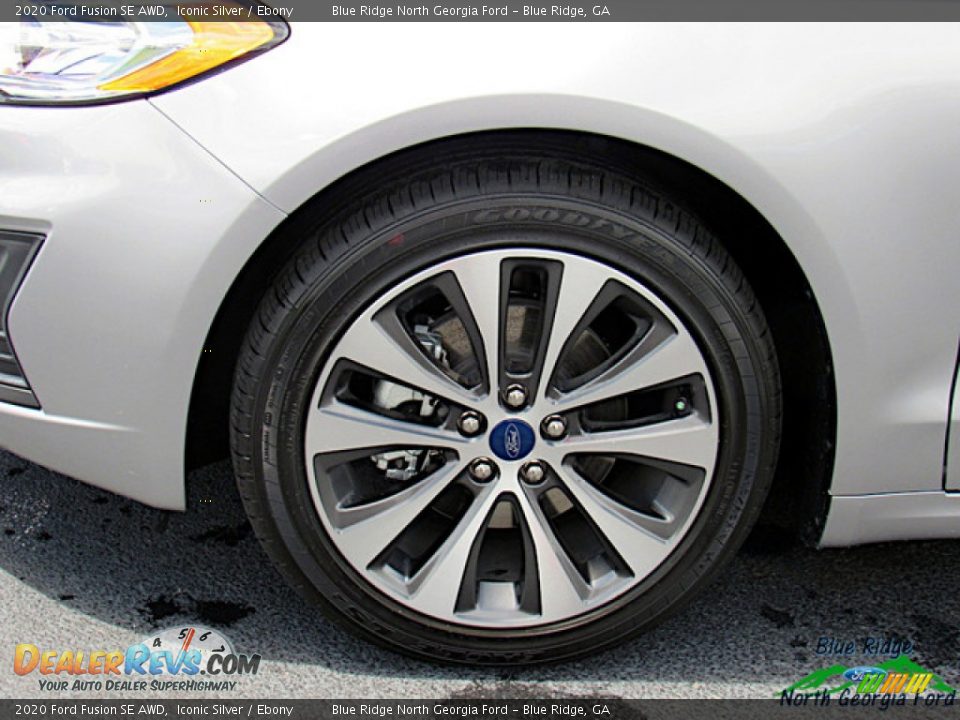 2020 Ford Fusion SE AWD Iconic Silver / Ebony Photo #9