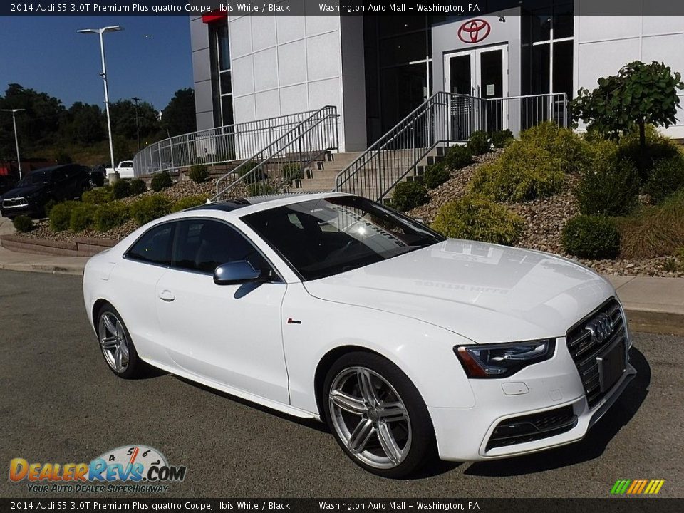 2014 Audi S5 3.0T Premium Plus quattro Coupe Ibis White / Black Photo #1